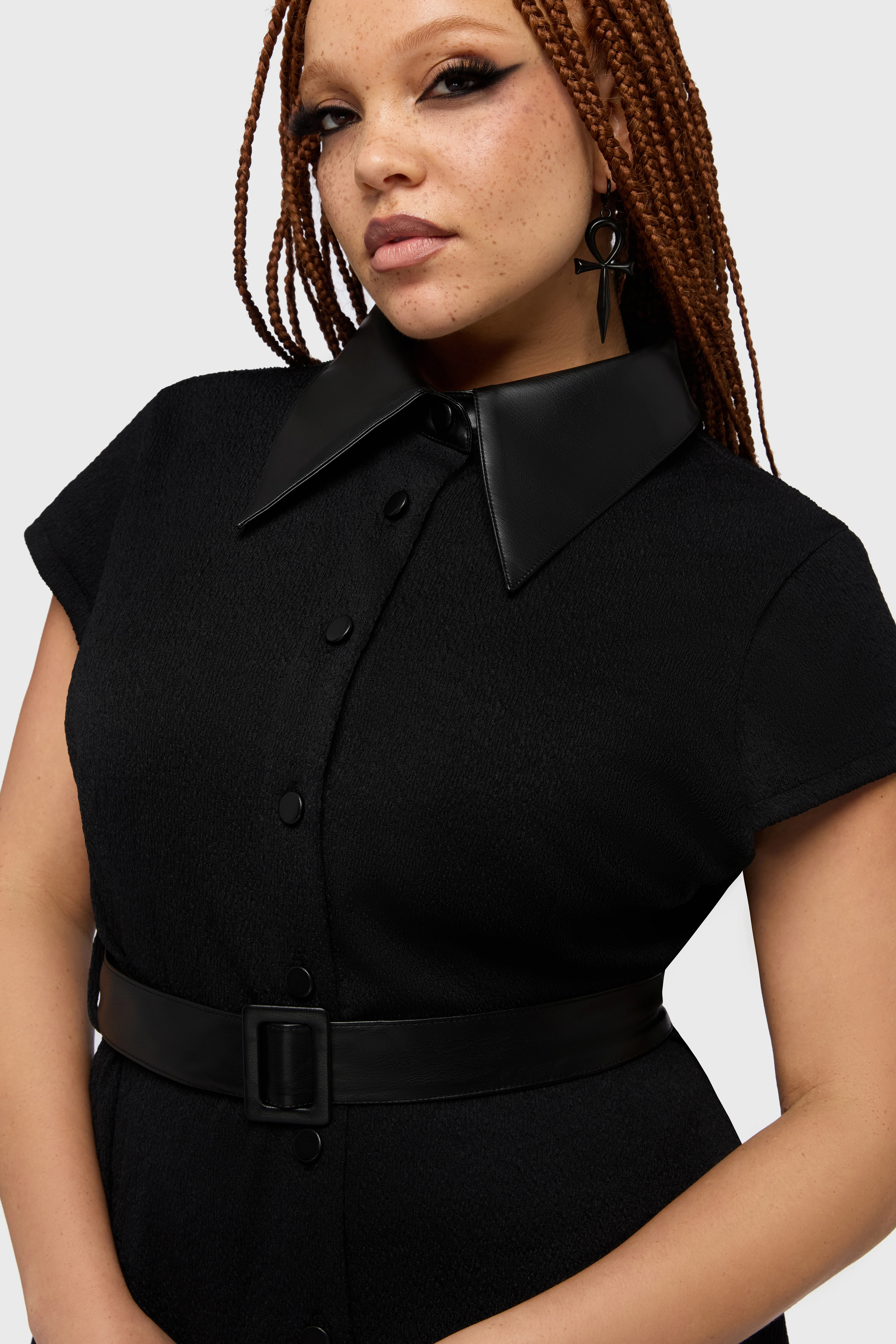 Kihilist Obsidienne Collar Dress - Image 8