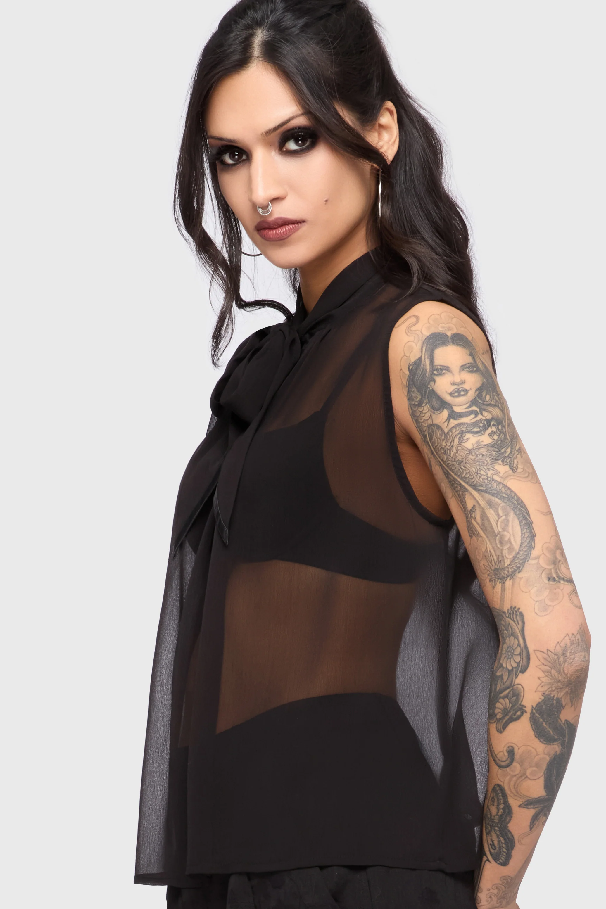 Kihilist Obsidienne Sleeveless Blouse - Image 3