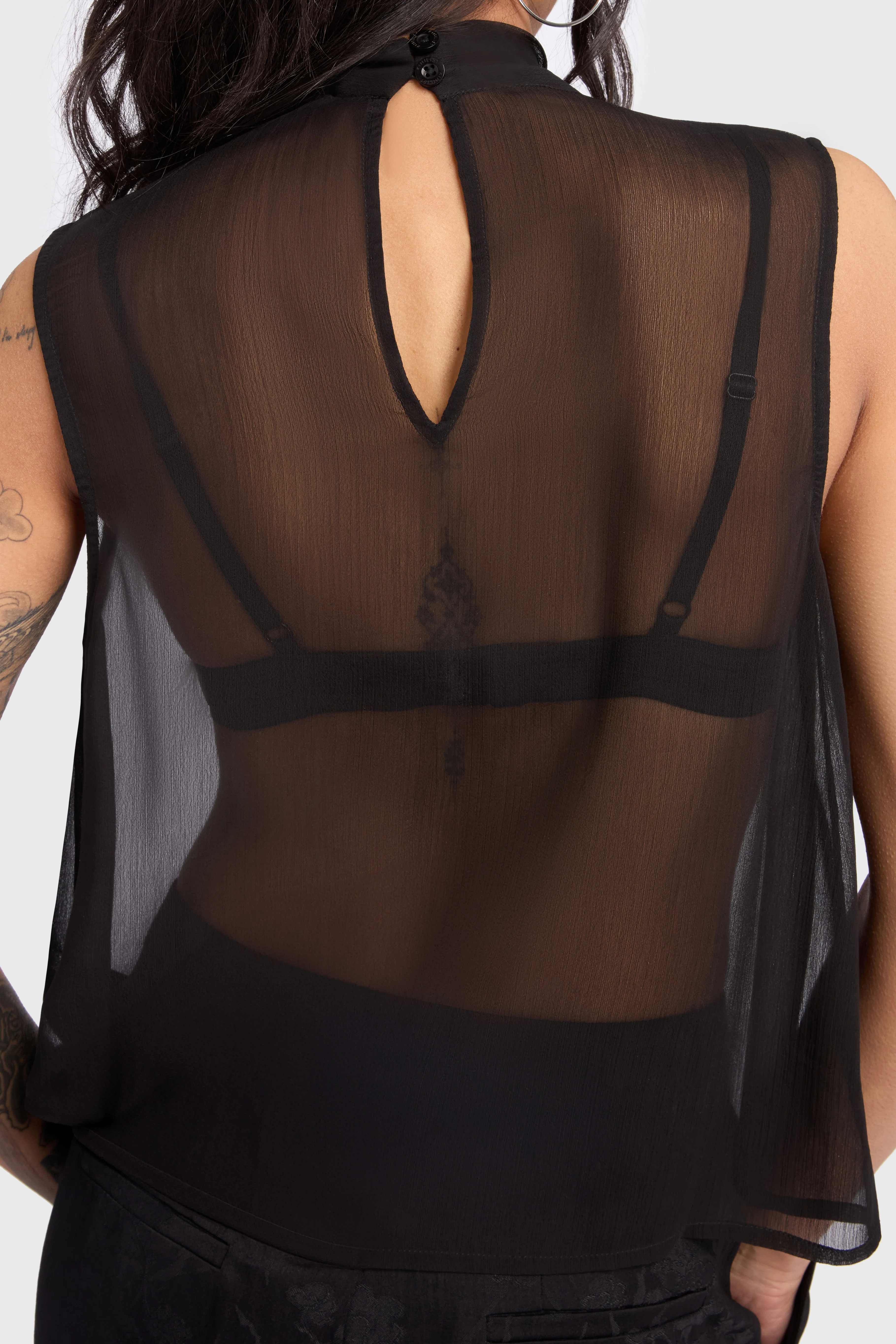 Kihilist Obsidienne Sleeveless Blouse - Image 5