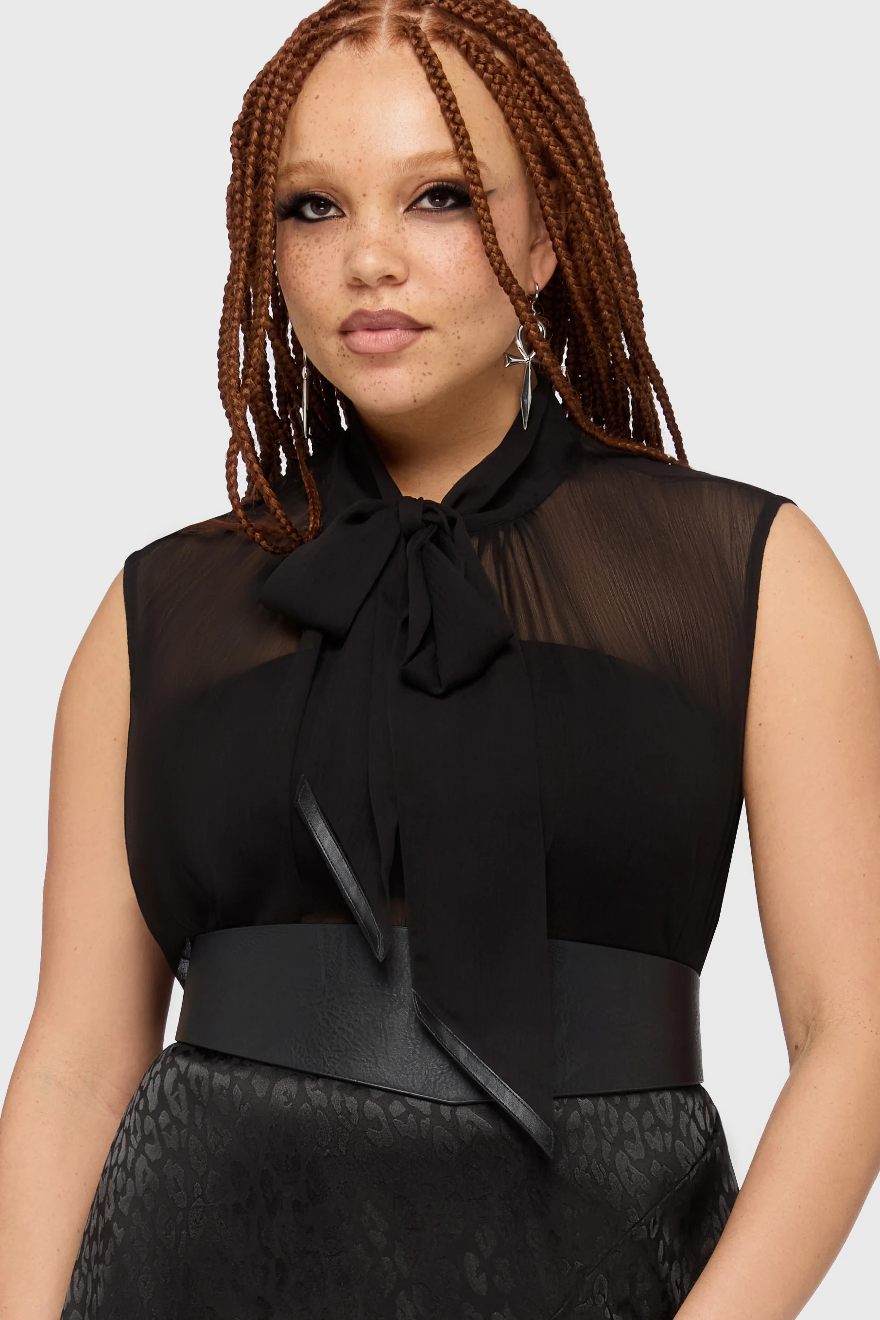 Kihilist Obsidienne Sleeveless Blouse - Image 7