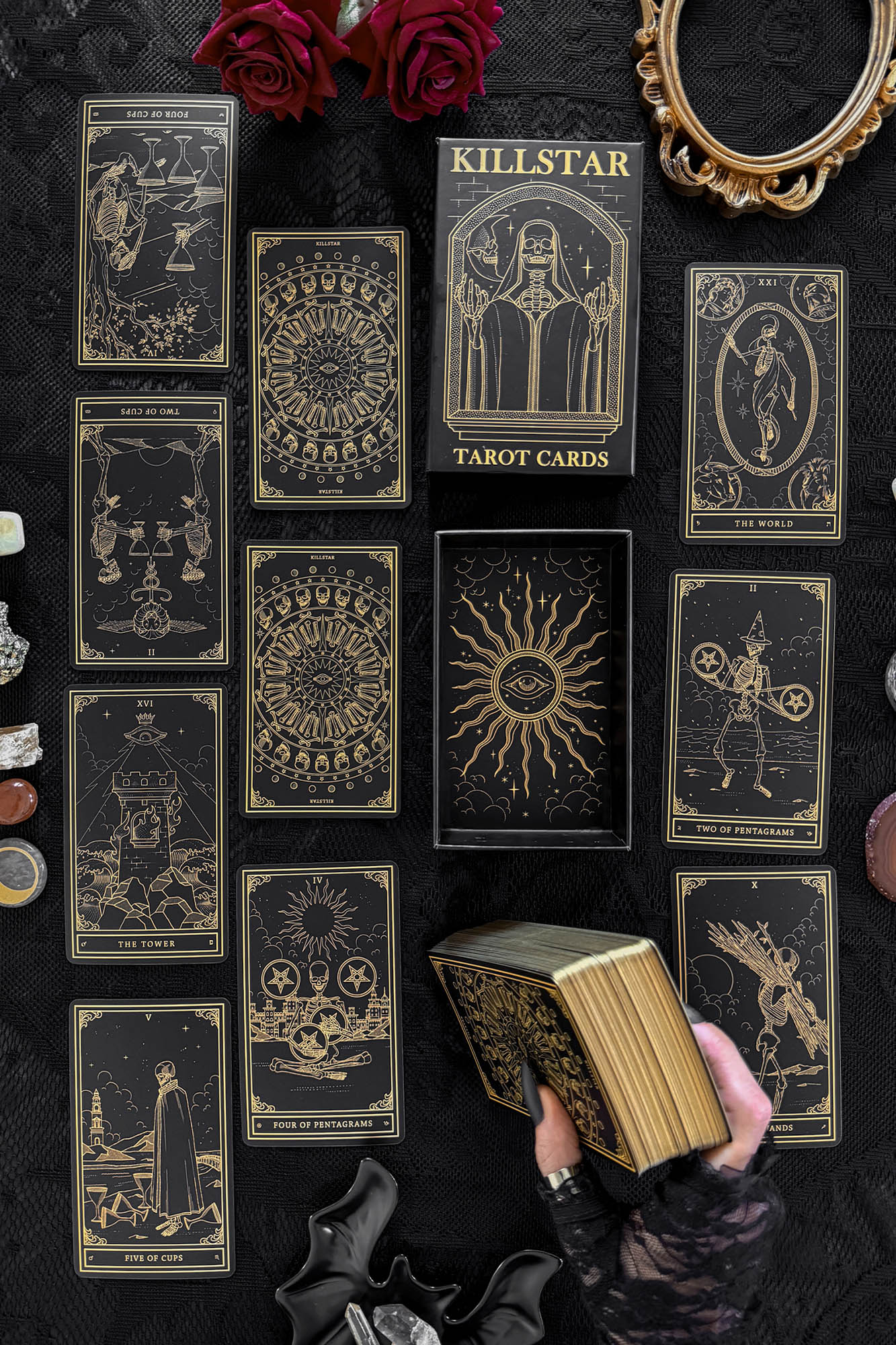 Killstar Tarot Cards [BLACK/GOLD] - Image 3
