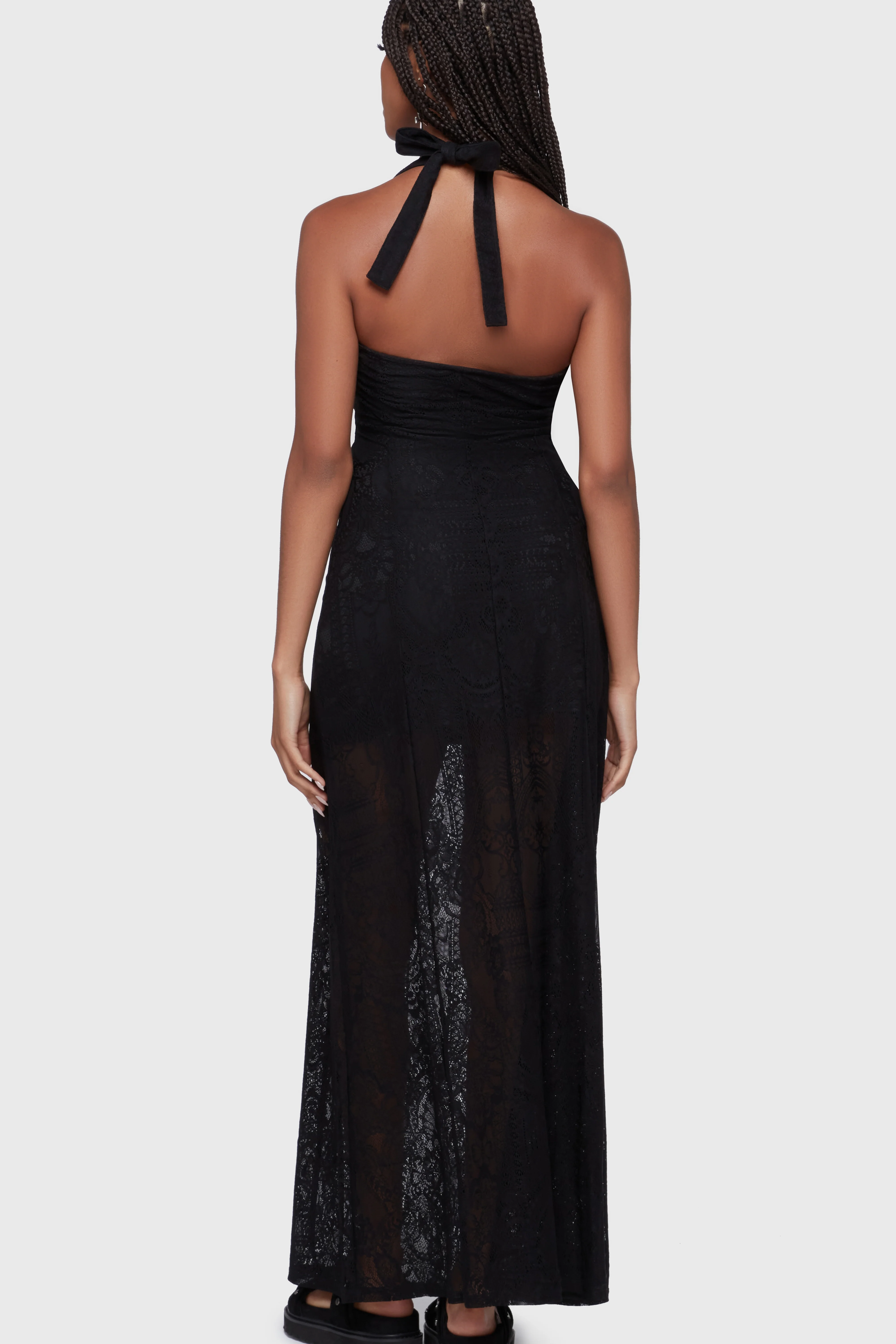 Lilith's Garden Maxi Dress [Black] - Image 4