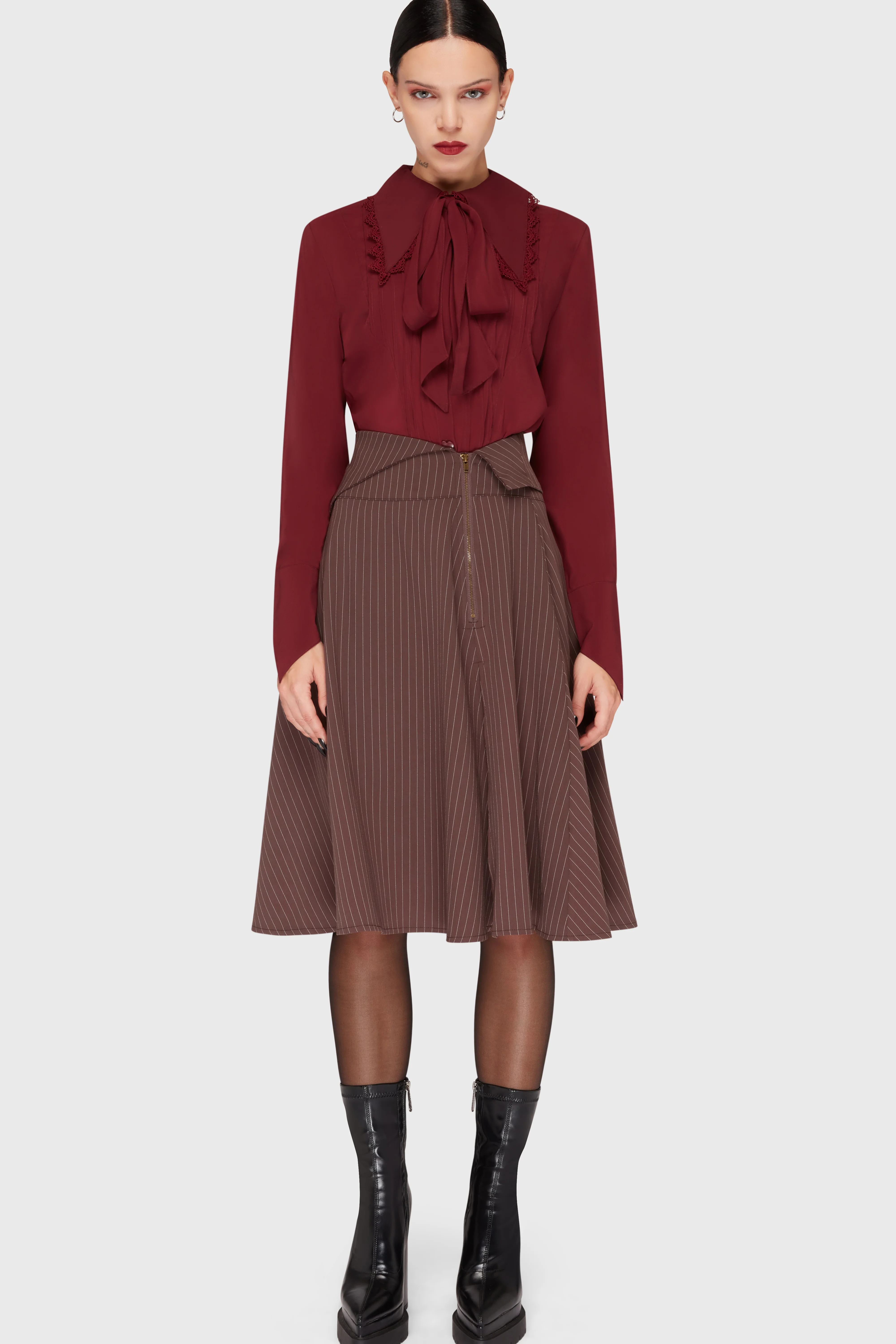 Midnight Gaze Midi Skirt - Image 3