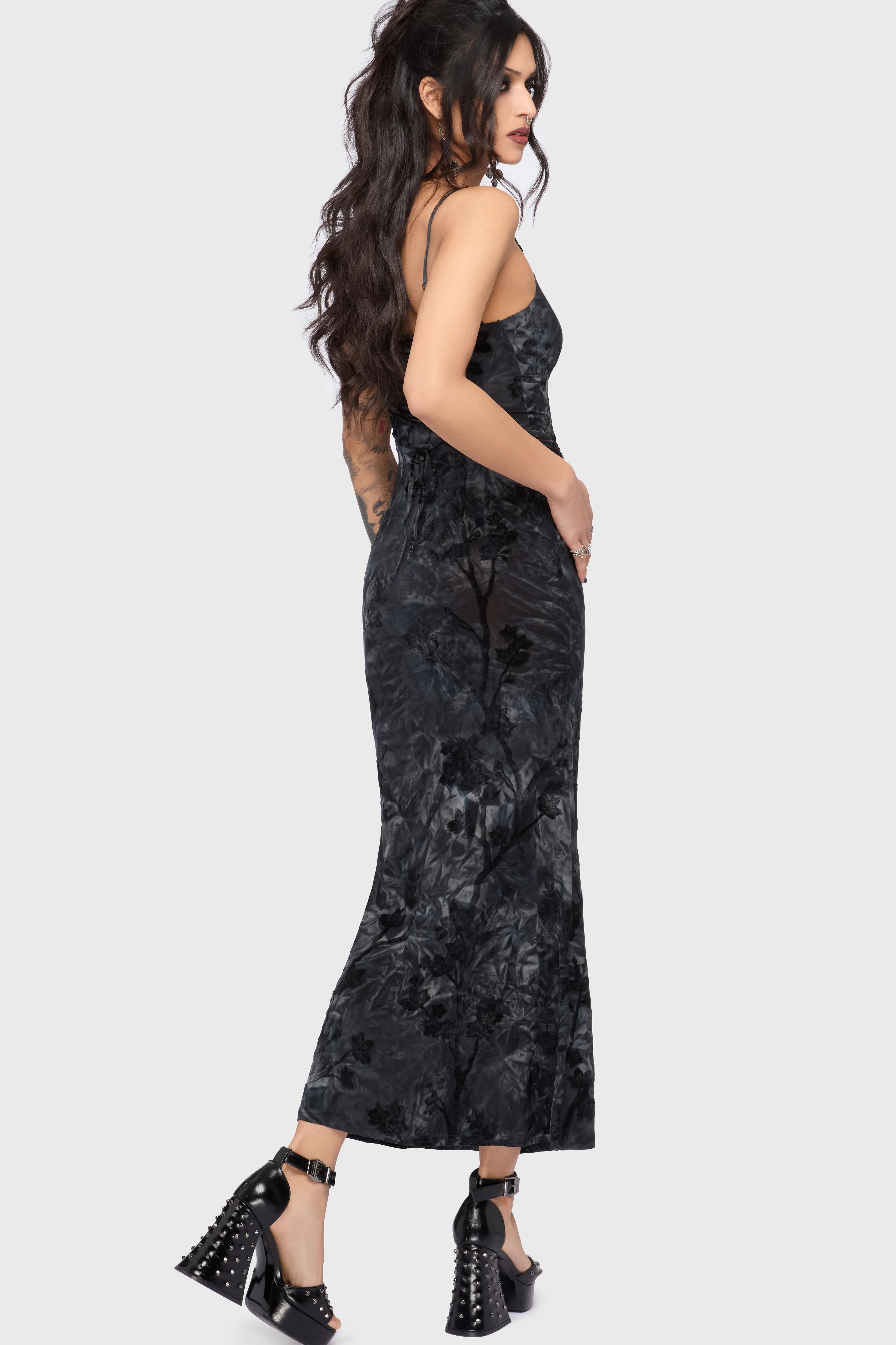 Midnight Vale Maxi Dress - Image 4