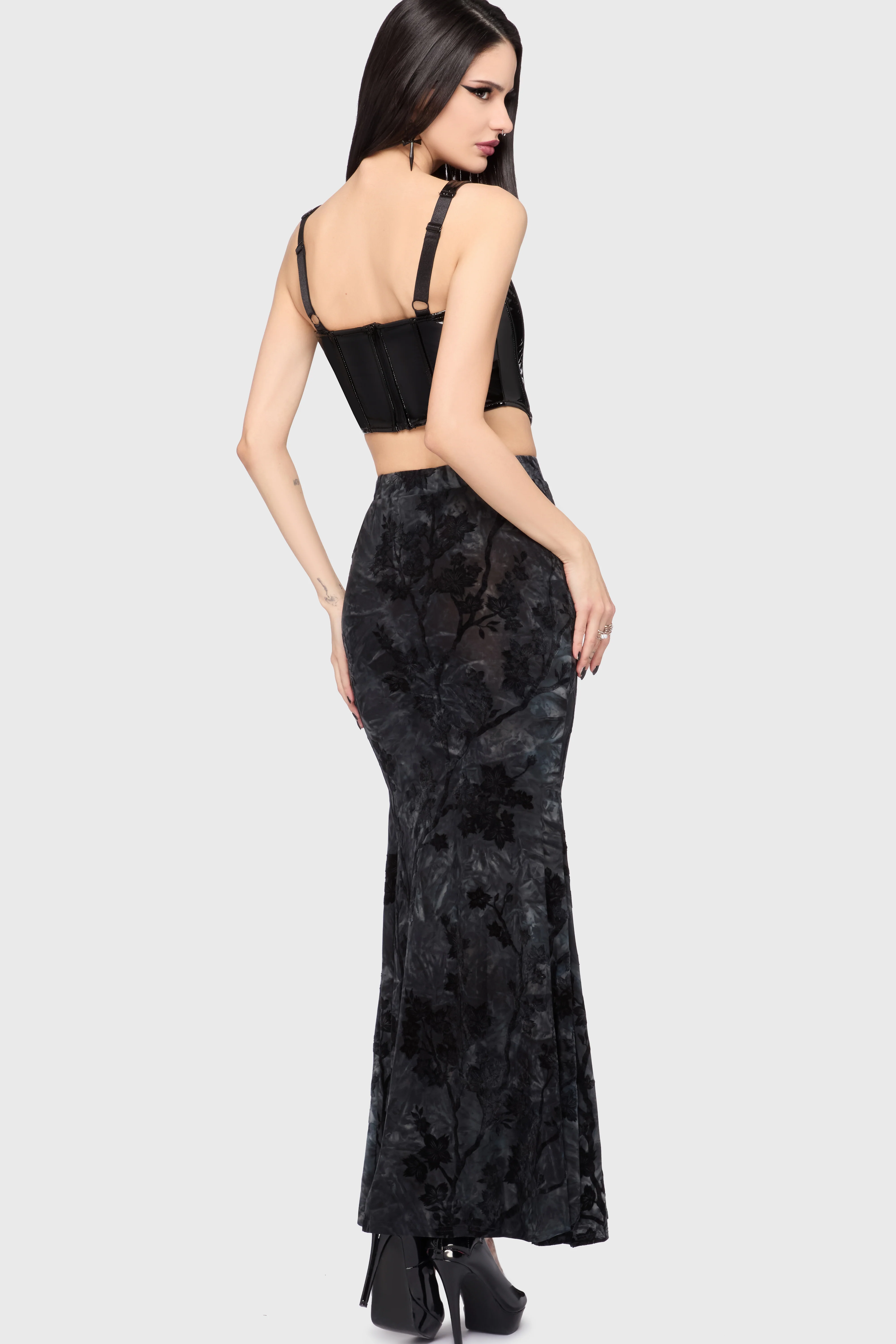 Midnight Vale Maxi Skirt - Image 4