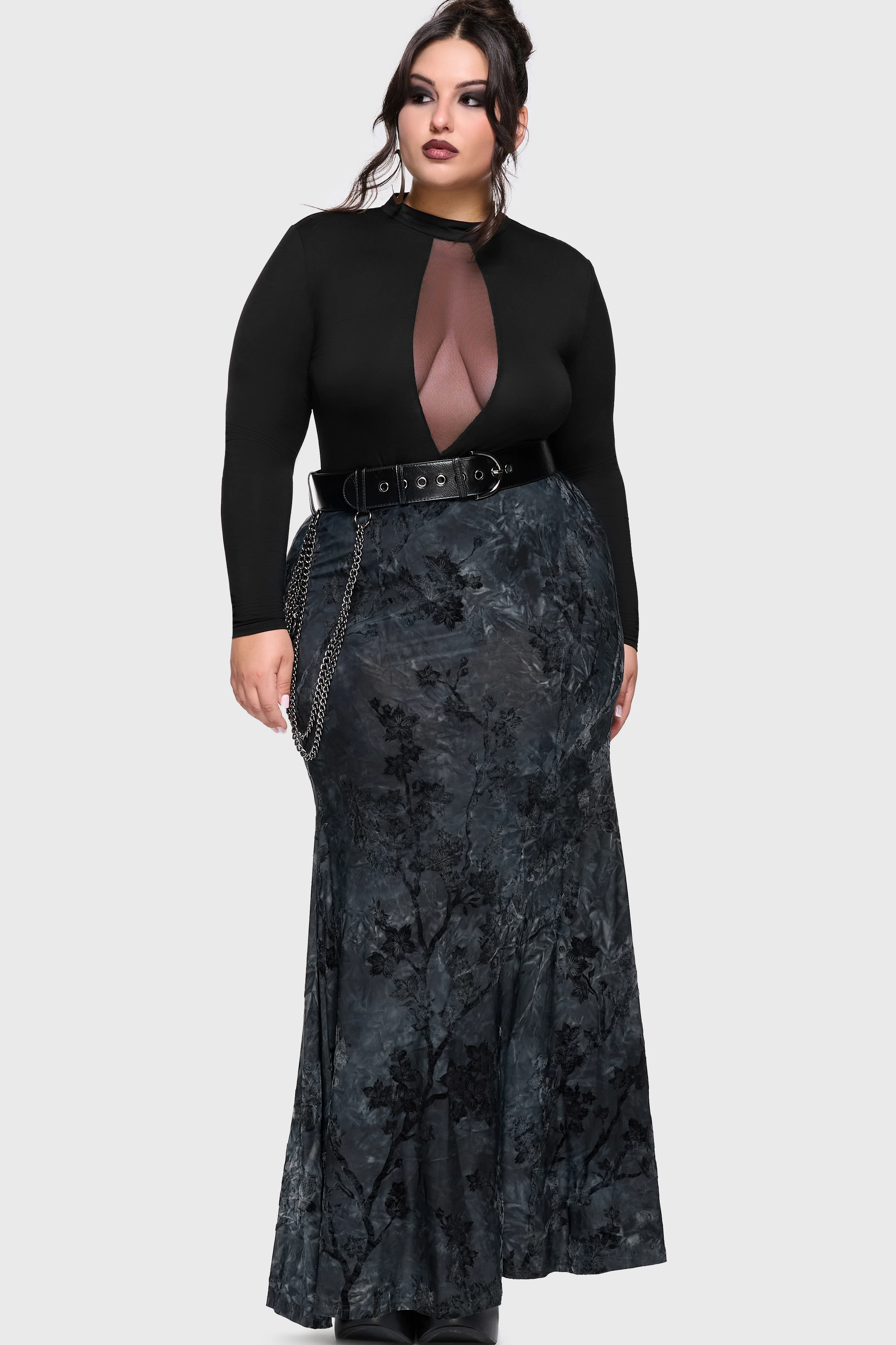 Midnight Vale Maxi Skirt - Image 7