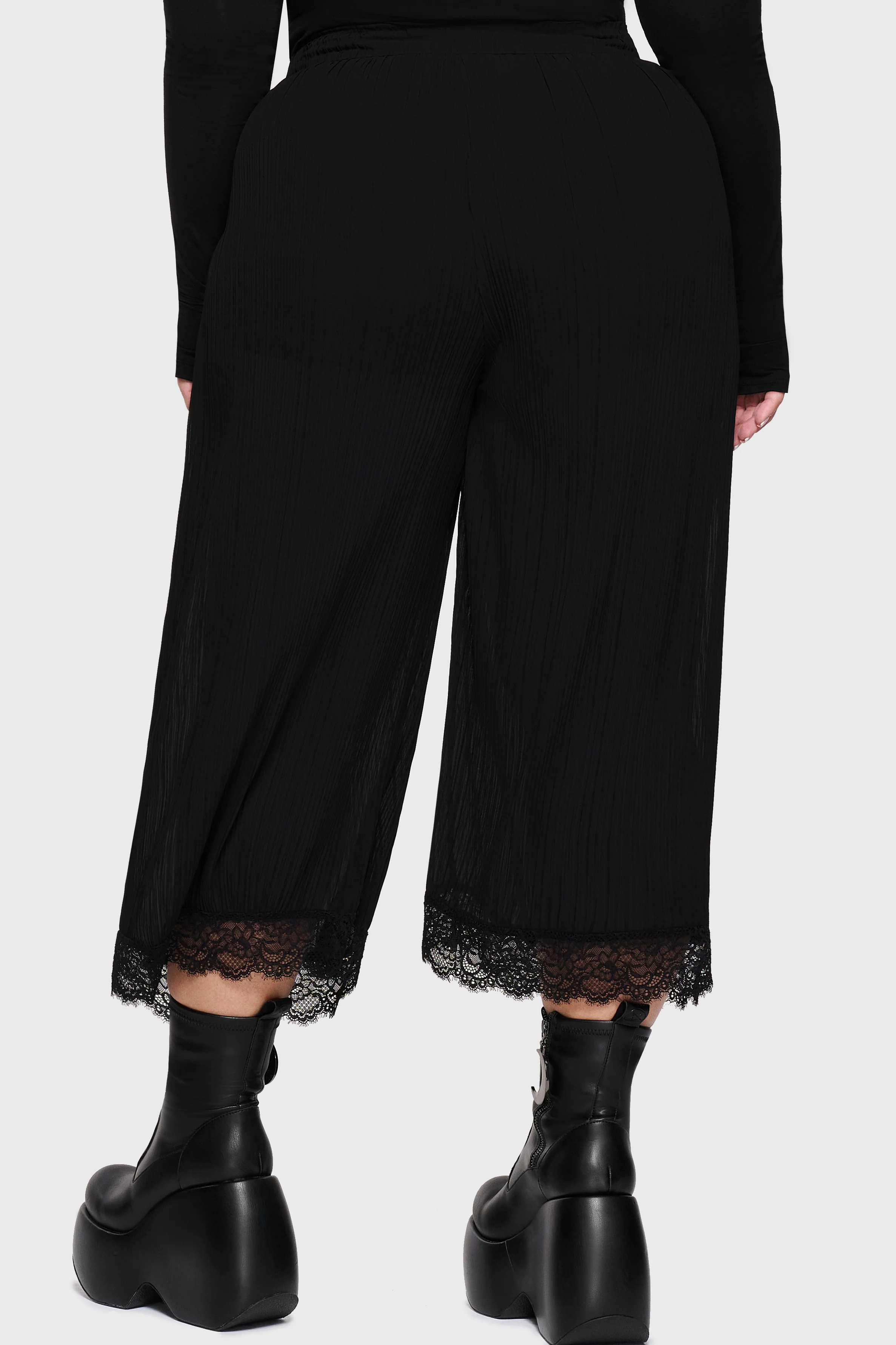Midnight Vale Pleated Trousers - Image 6