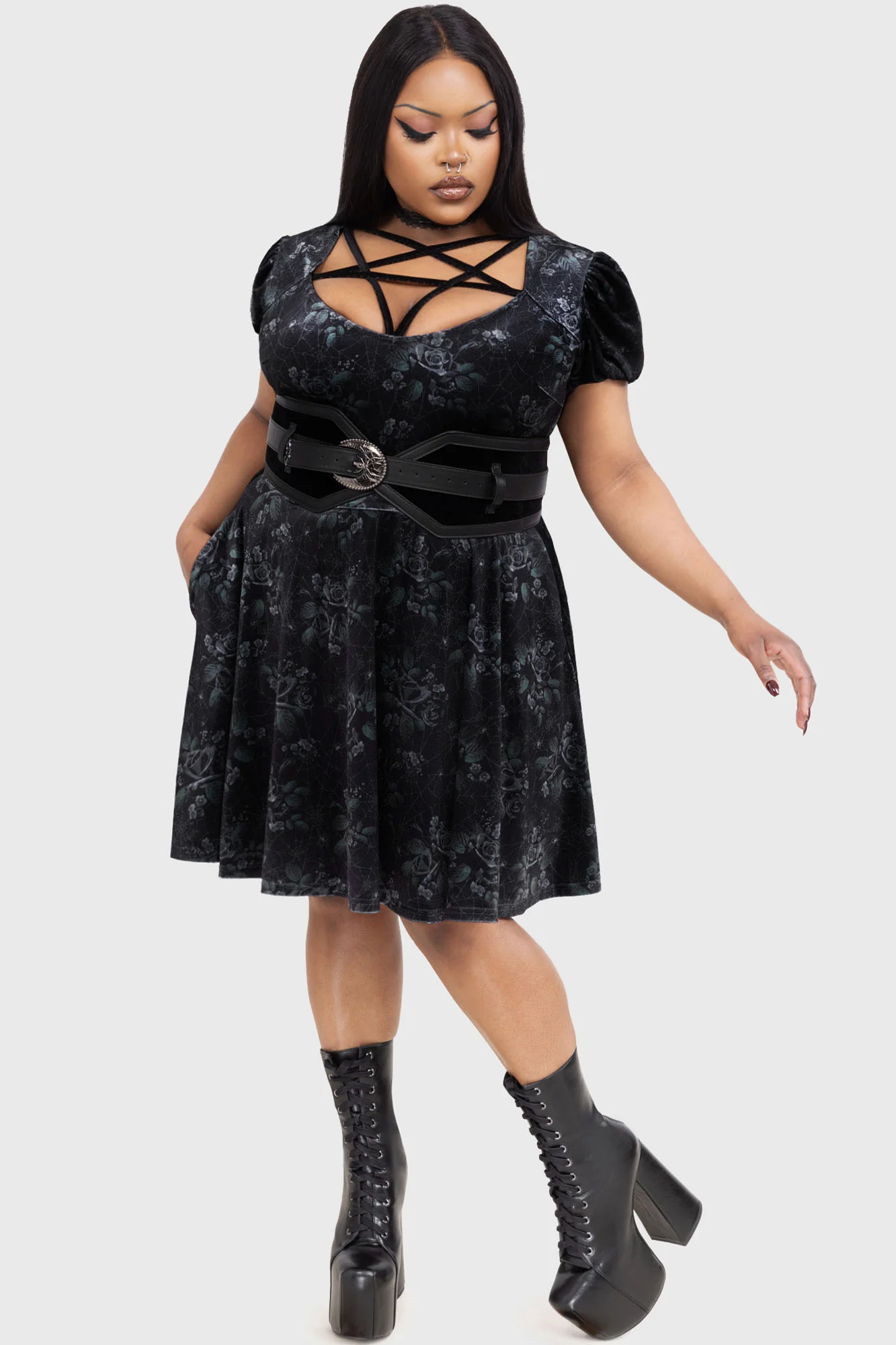 Moonlit Pentacle Dress - Image 10