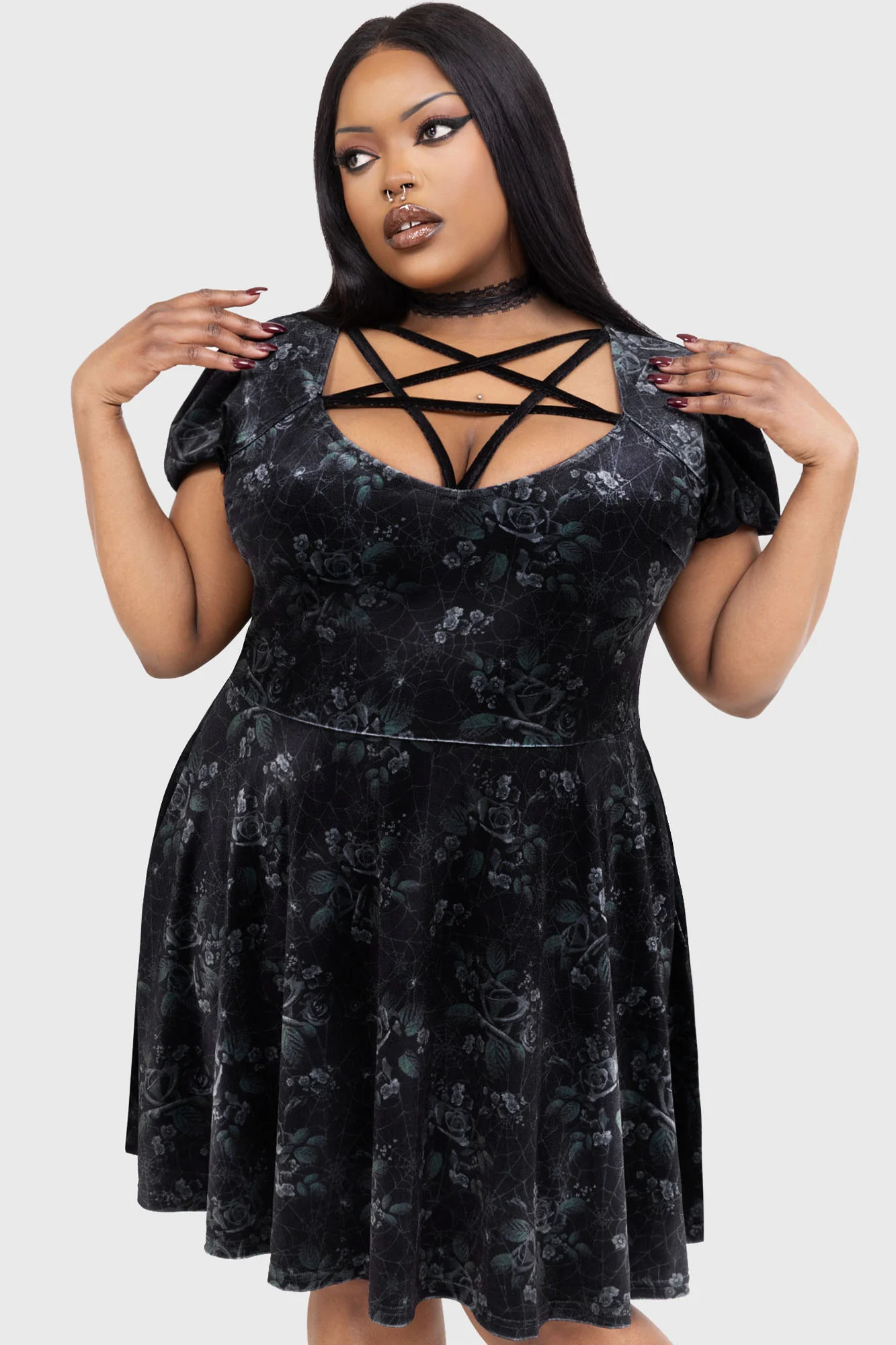 Moonlit Pentacle Dress - Image 8