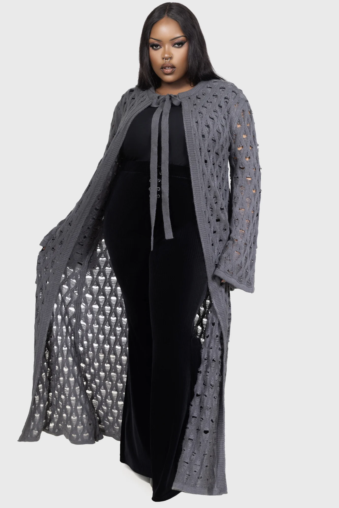 Nymeria Cardigan [GREY] - Image 5