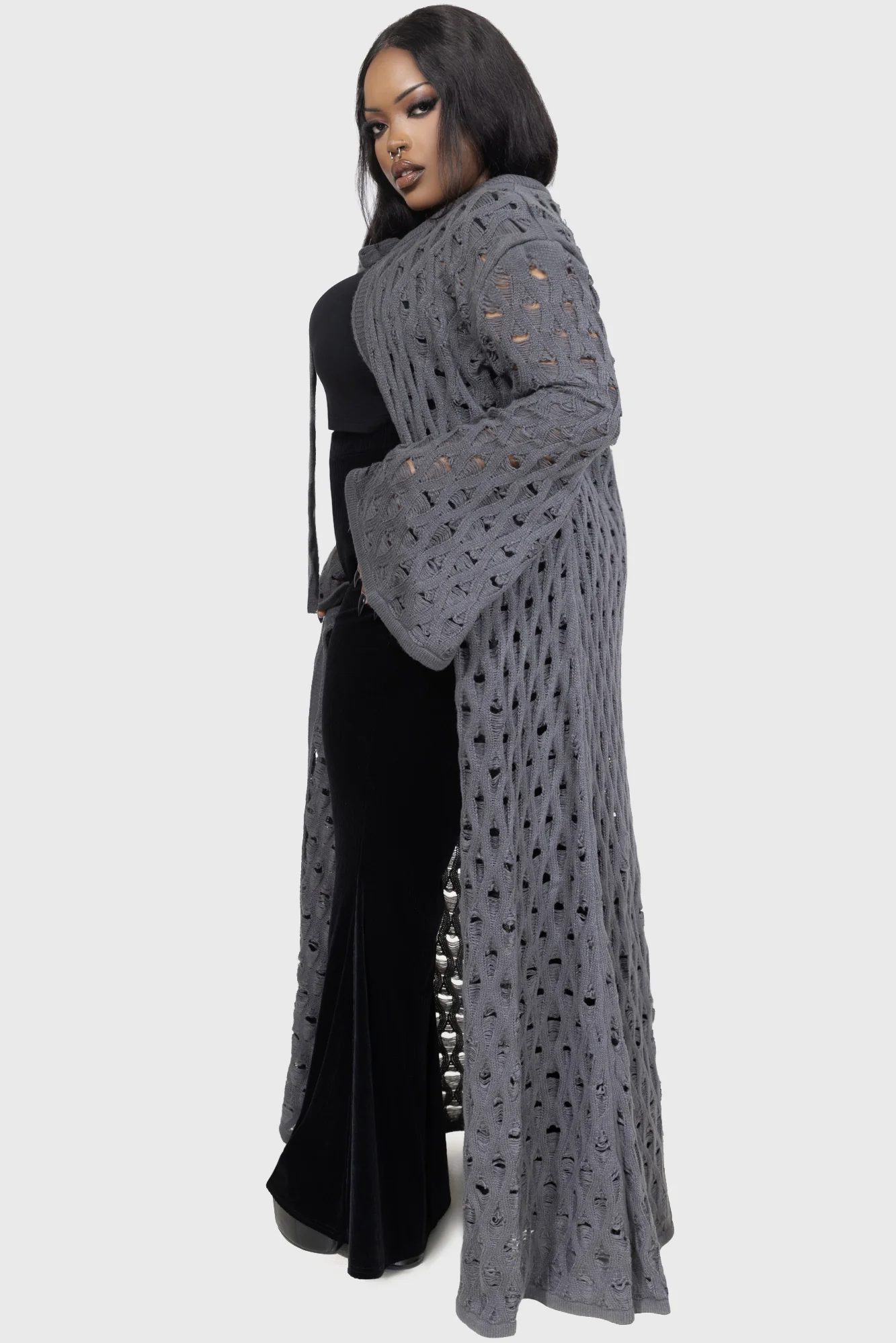 Nymeria Cardigan [GREY] - Image 6