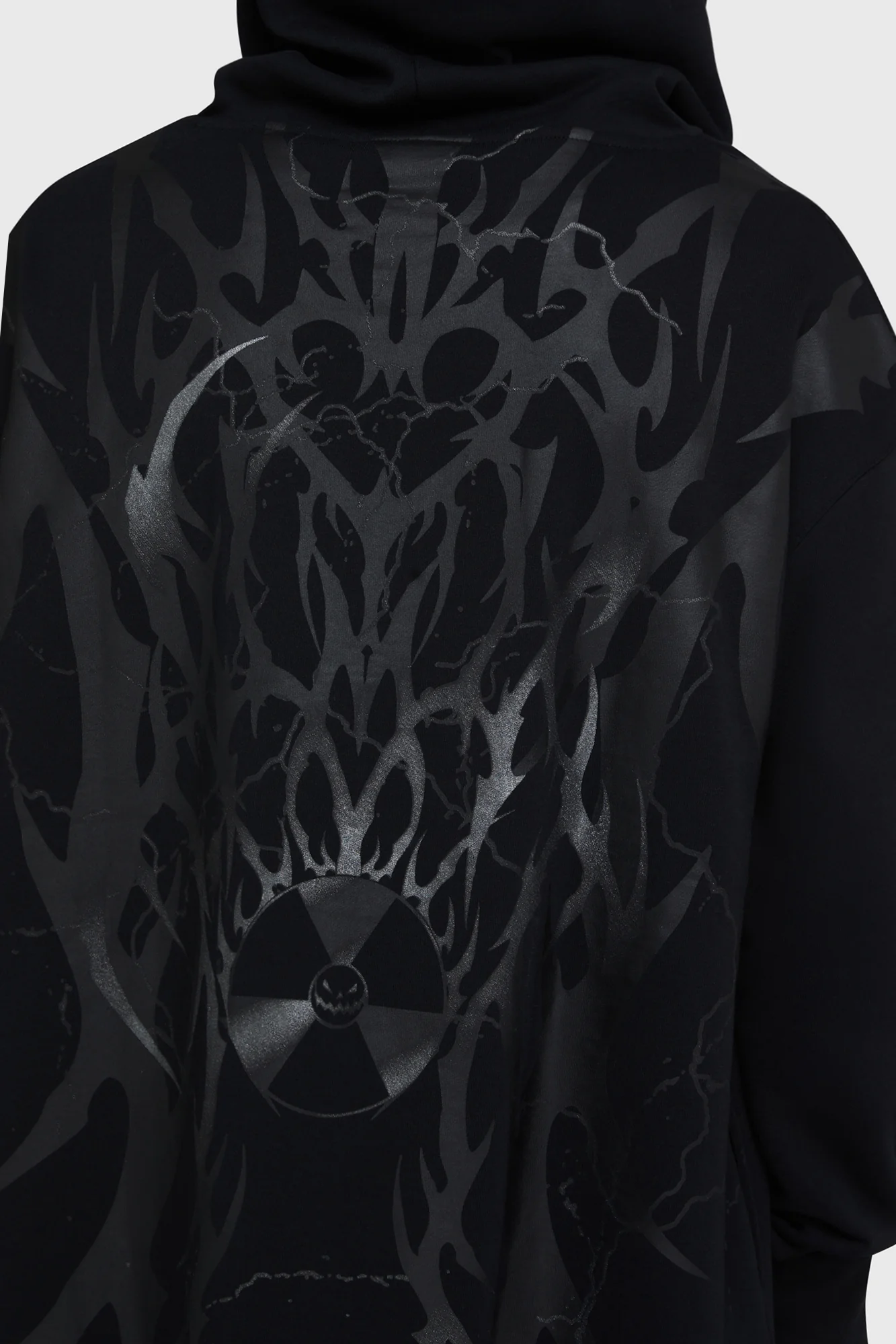 Pitch Black Evil Hooded Cloak - Image 3