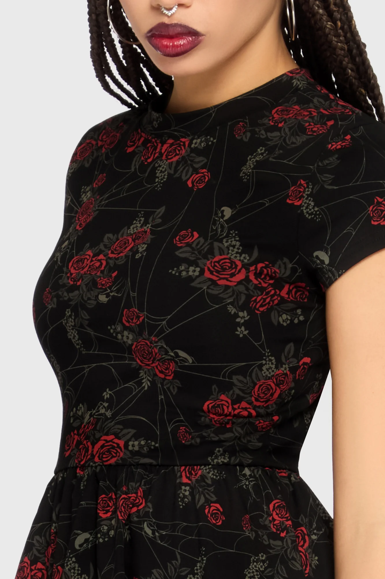 Poisoned Rose Mini Dress - Image 2
