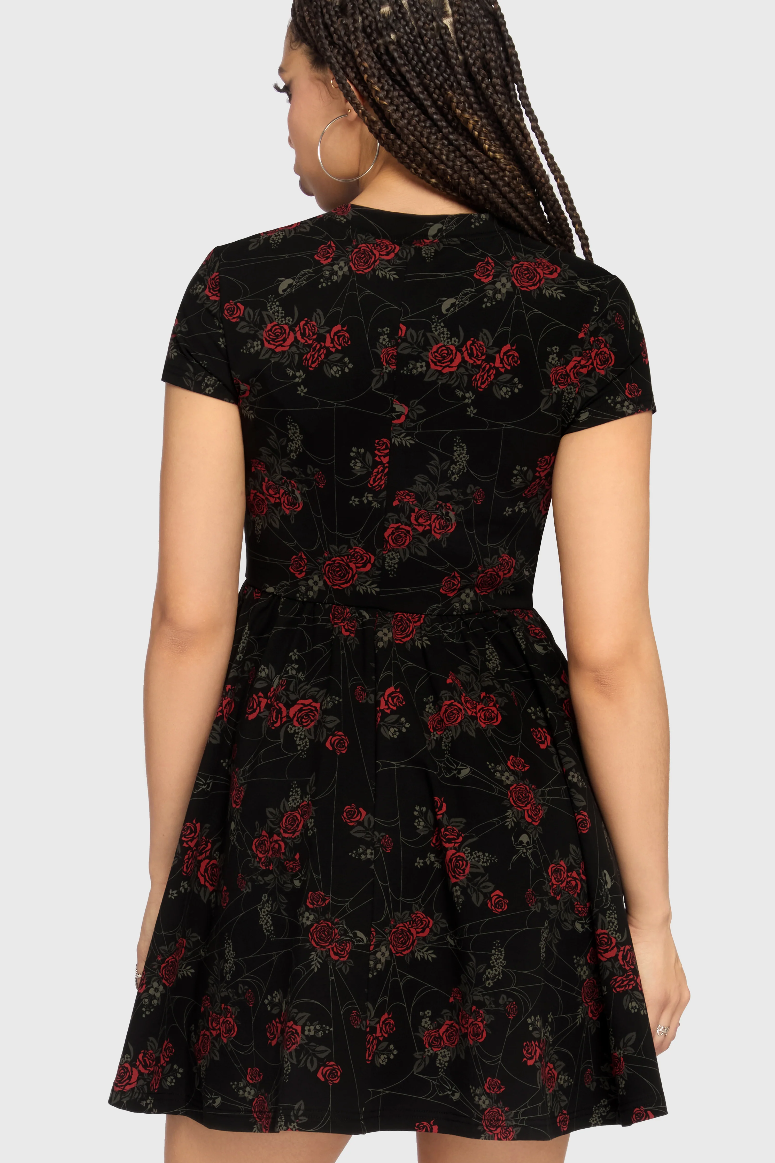 Poisoned Rose Mini Dress - Image 3