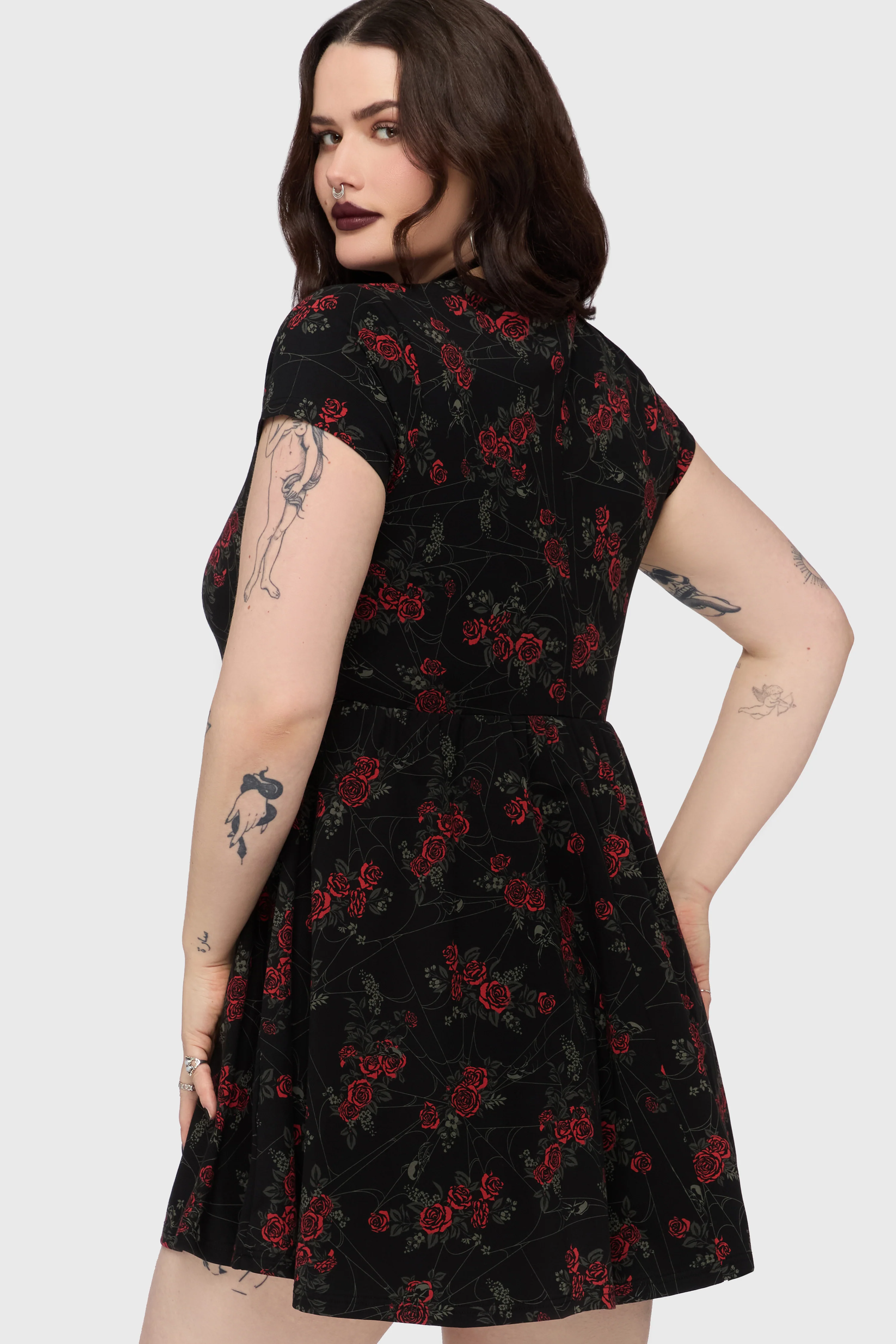 Poisoned Rose Mini Dress - Image 5