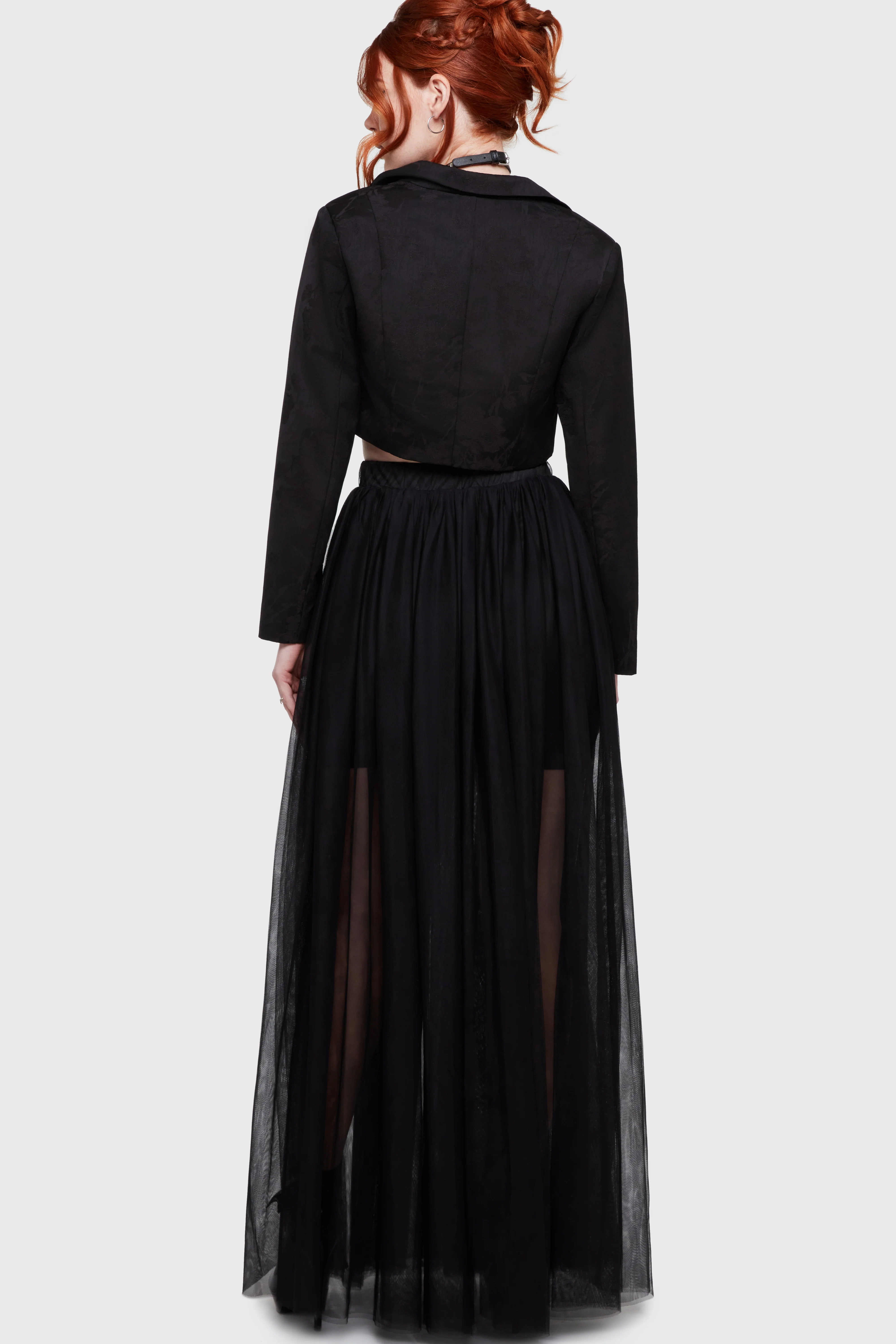 Shade Empress Maxi Skirt [Black] - Image 4