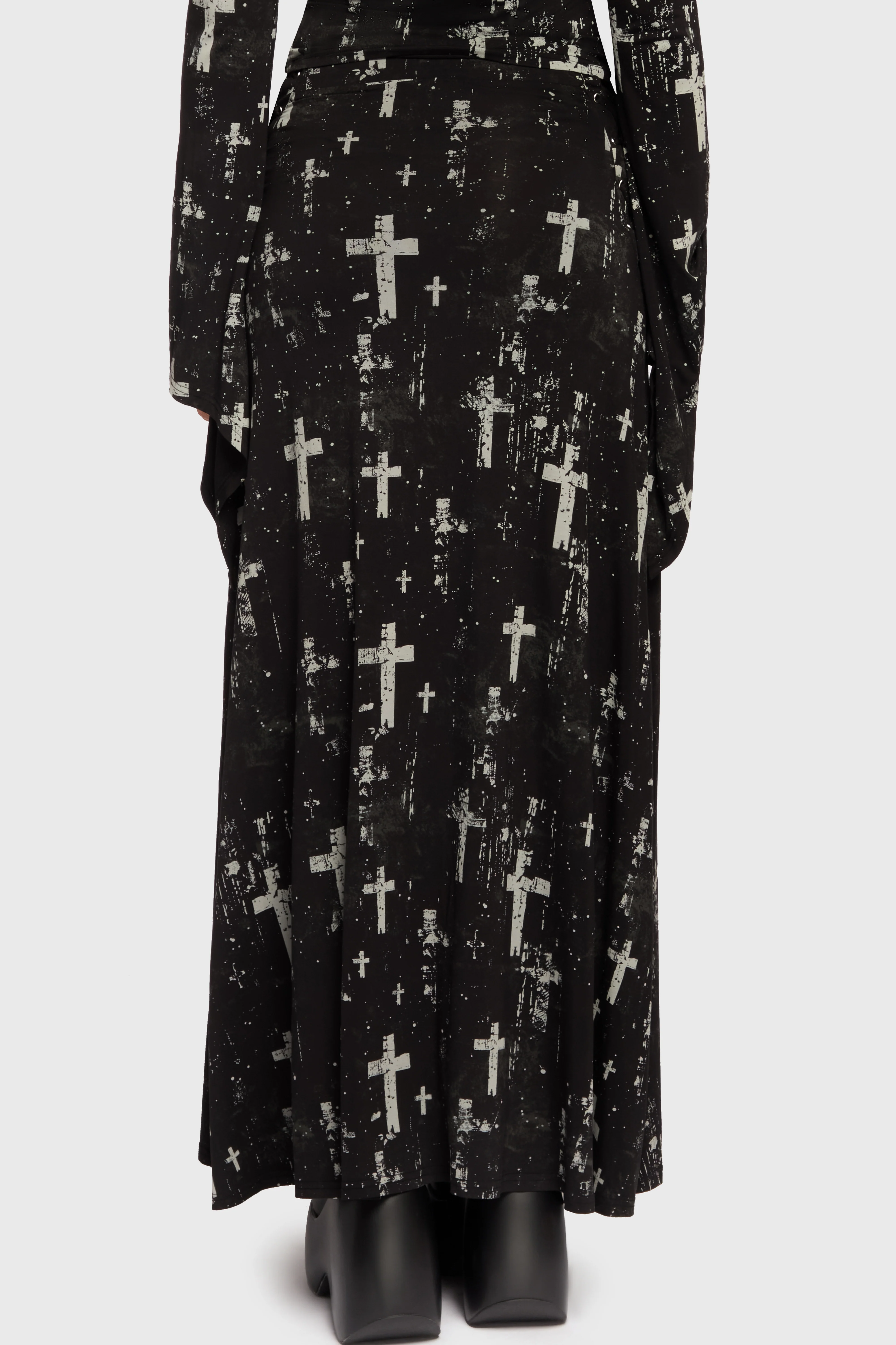 Tenebris Chapel Maxi Skirt - Image 3