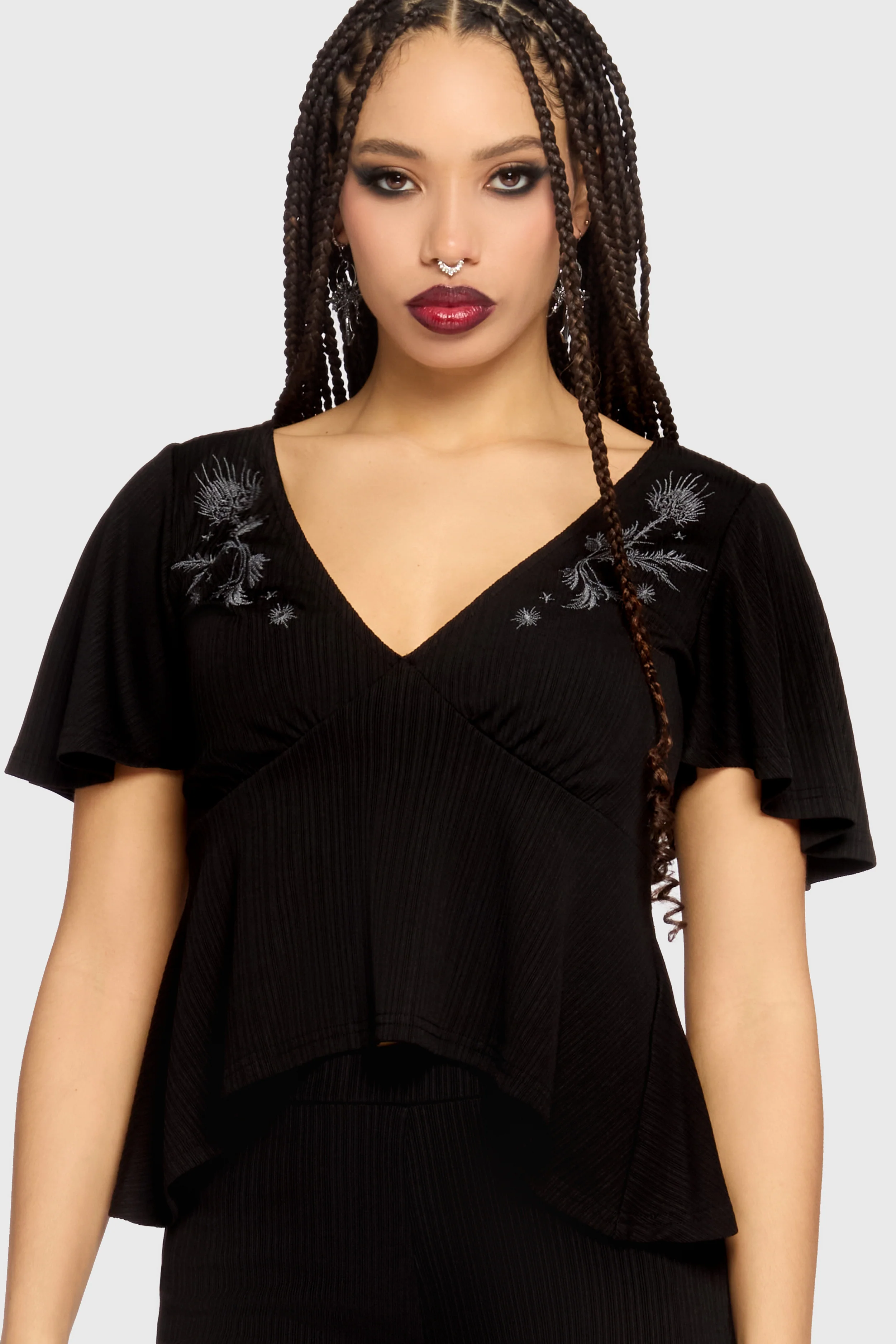 Thistina Embroidered Top - Image 3
