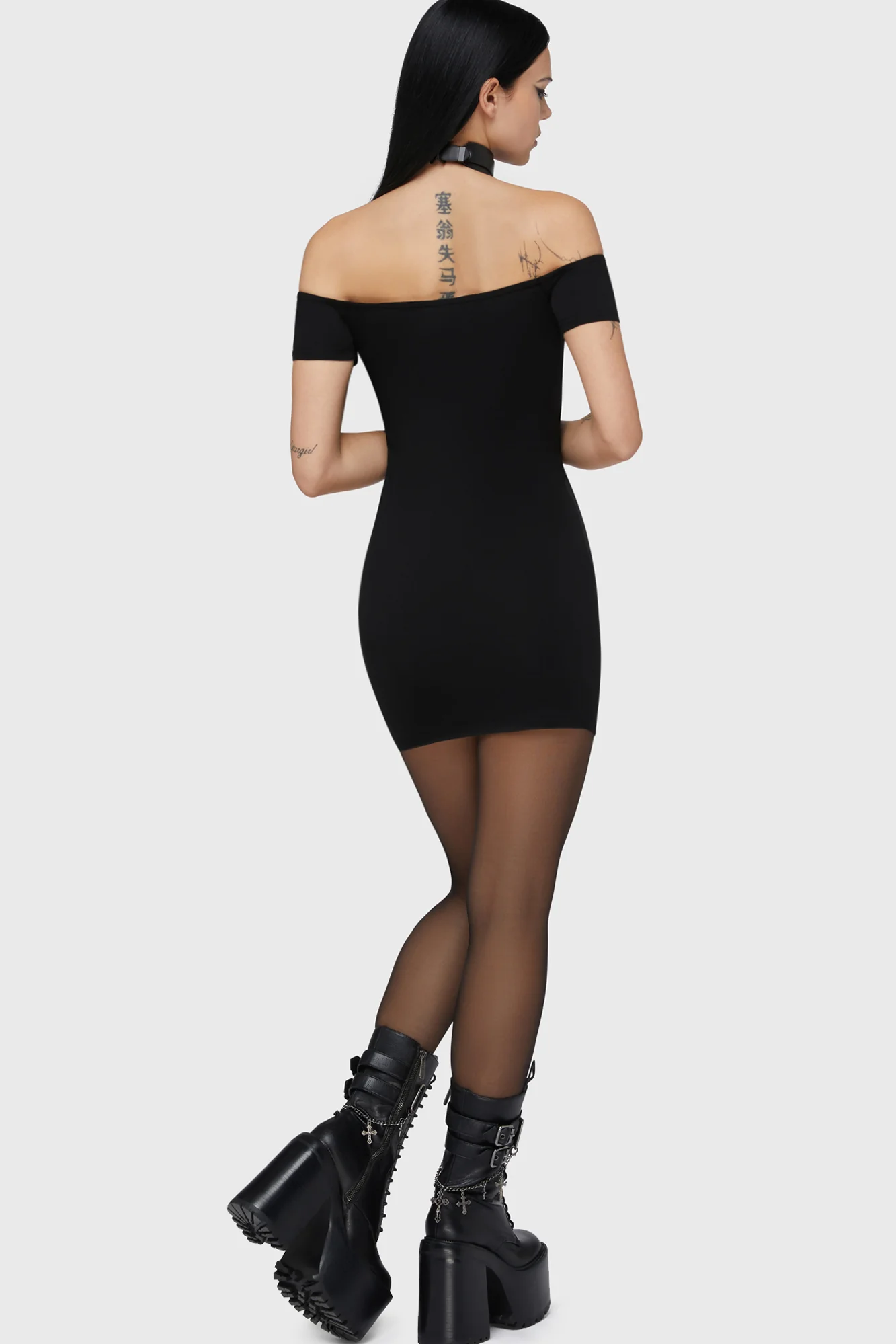 Up From Hell Bardot Dress - Image 3