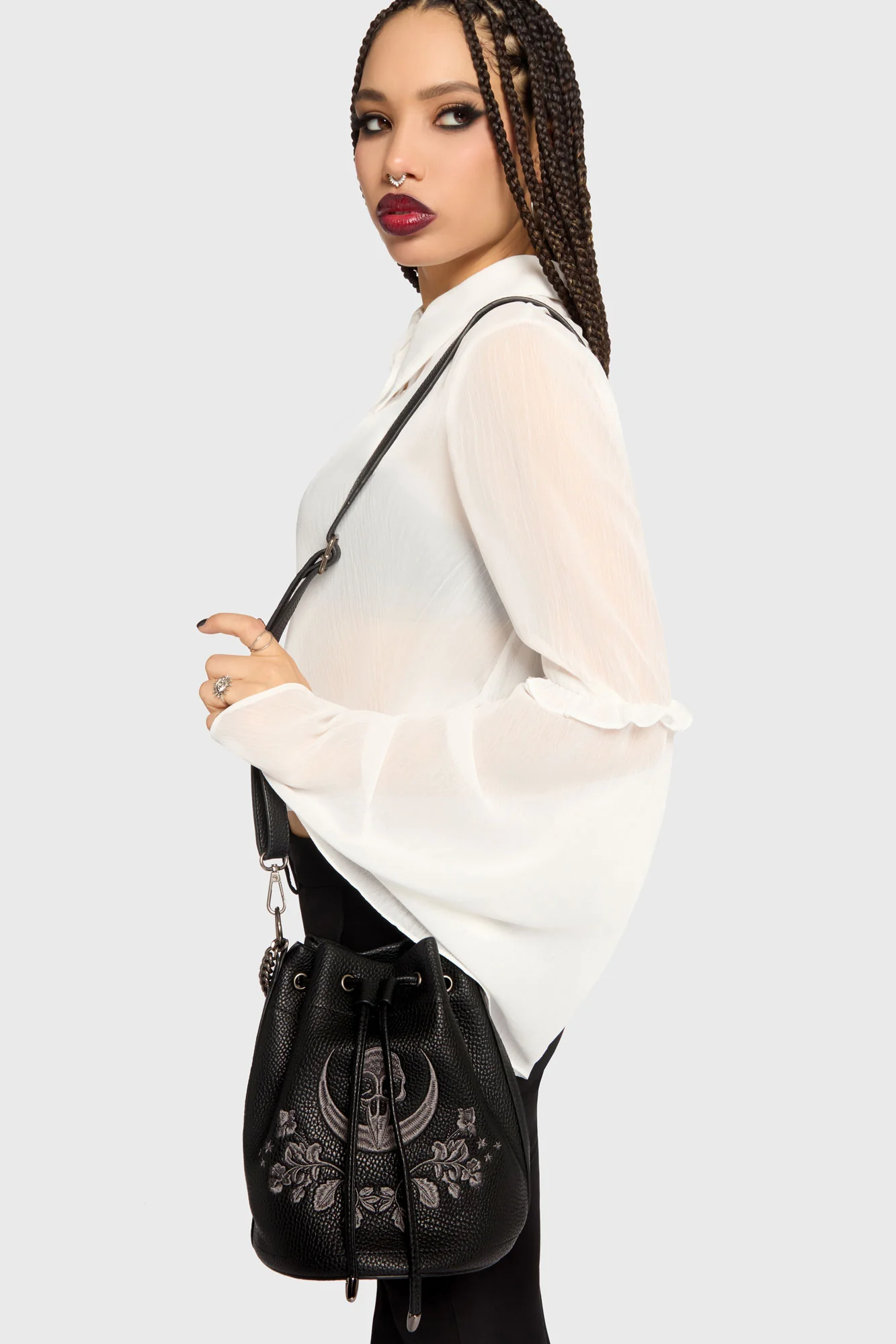 Venomous Rose Bucket Bag - Image 2