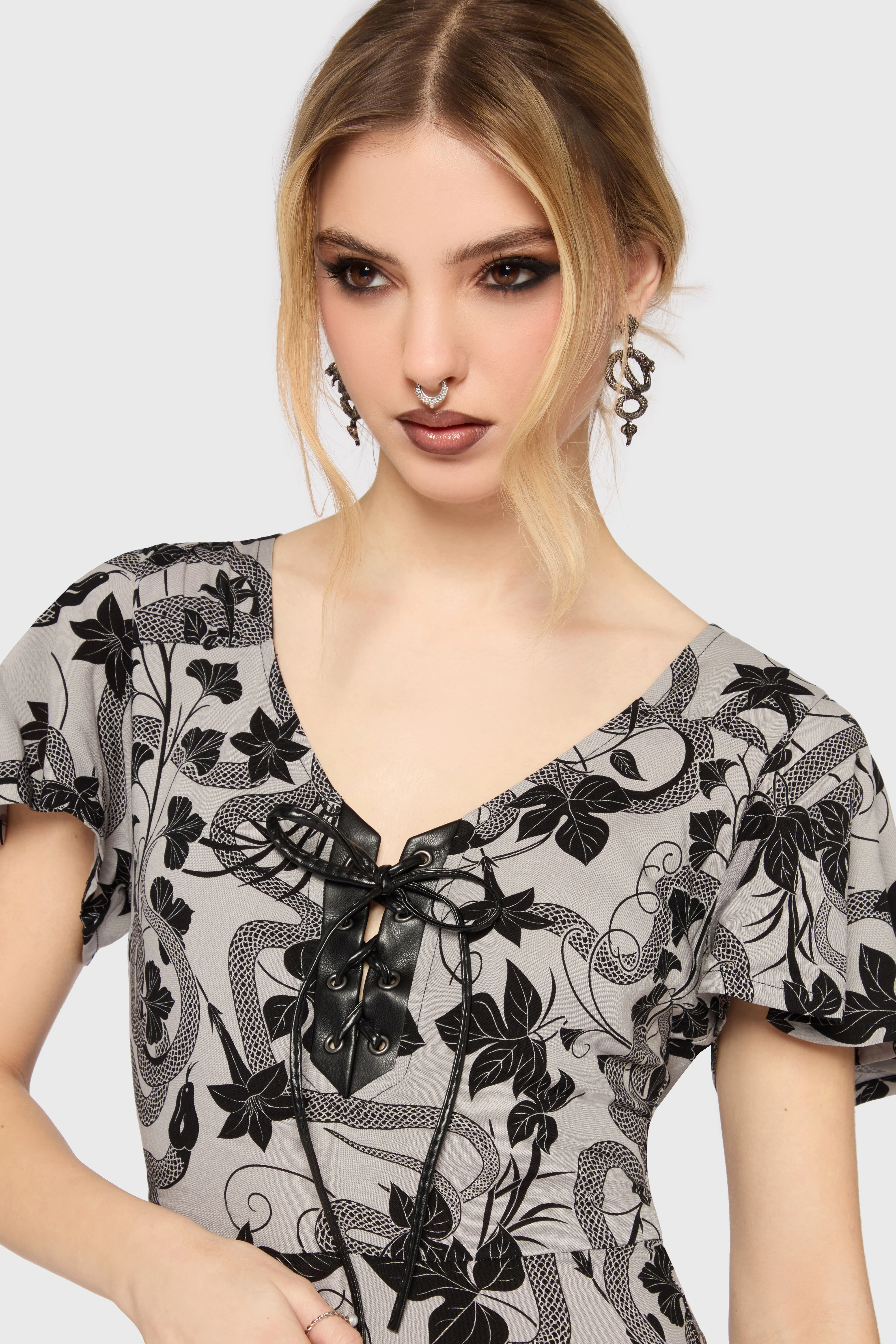 Venomous Rose Maxi Dress - Image 2