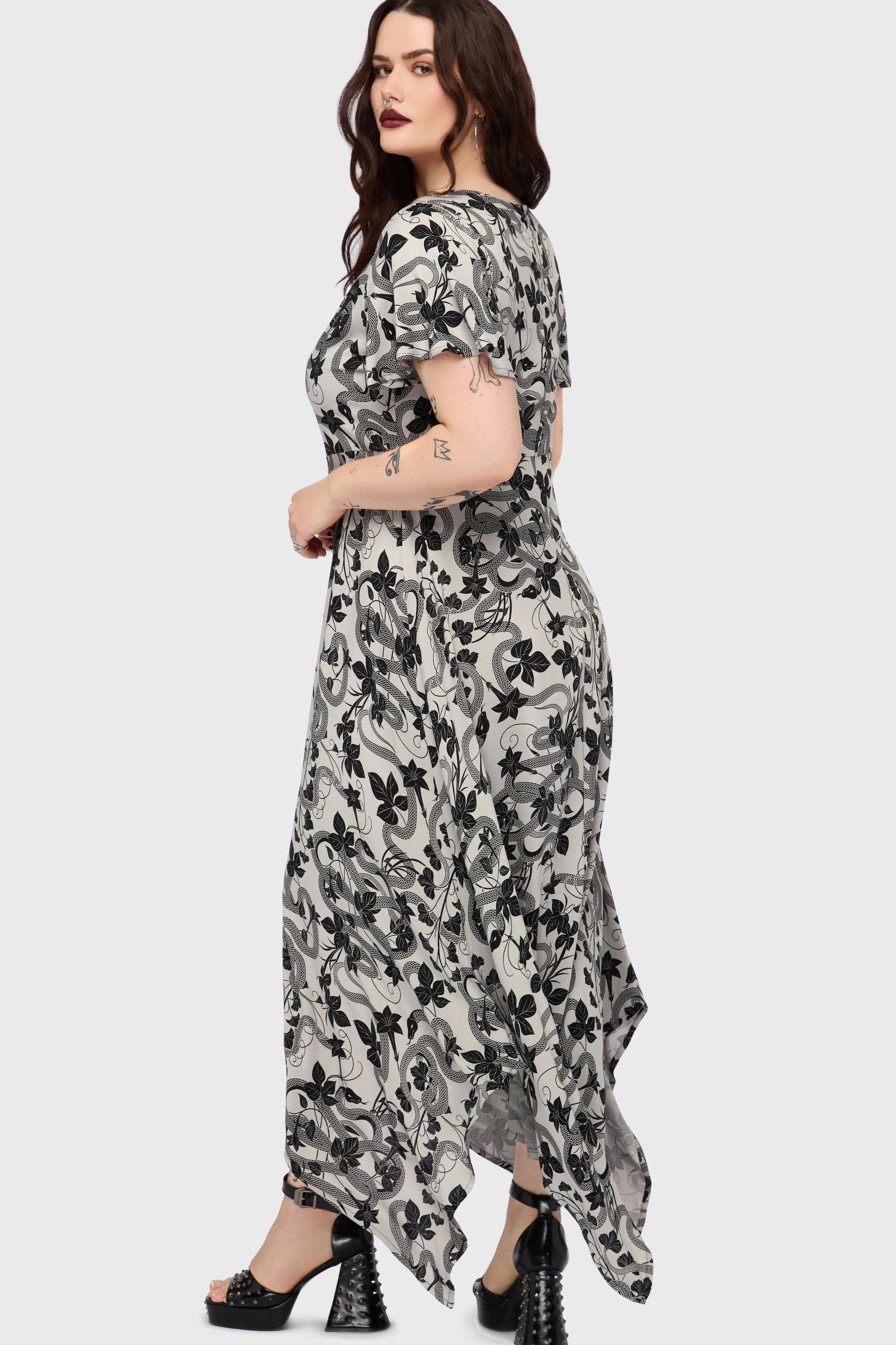 Venomous Rose Maxi Dress - Image 8