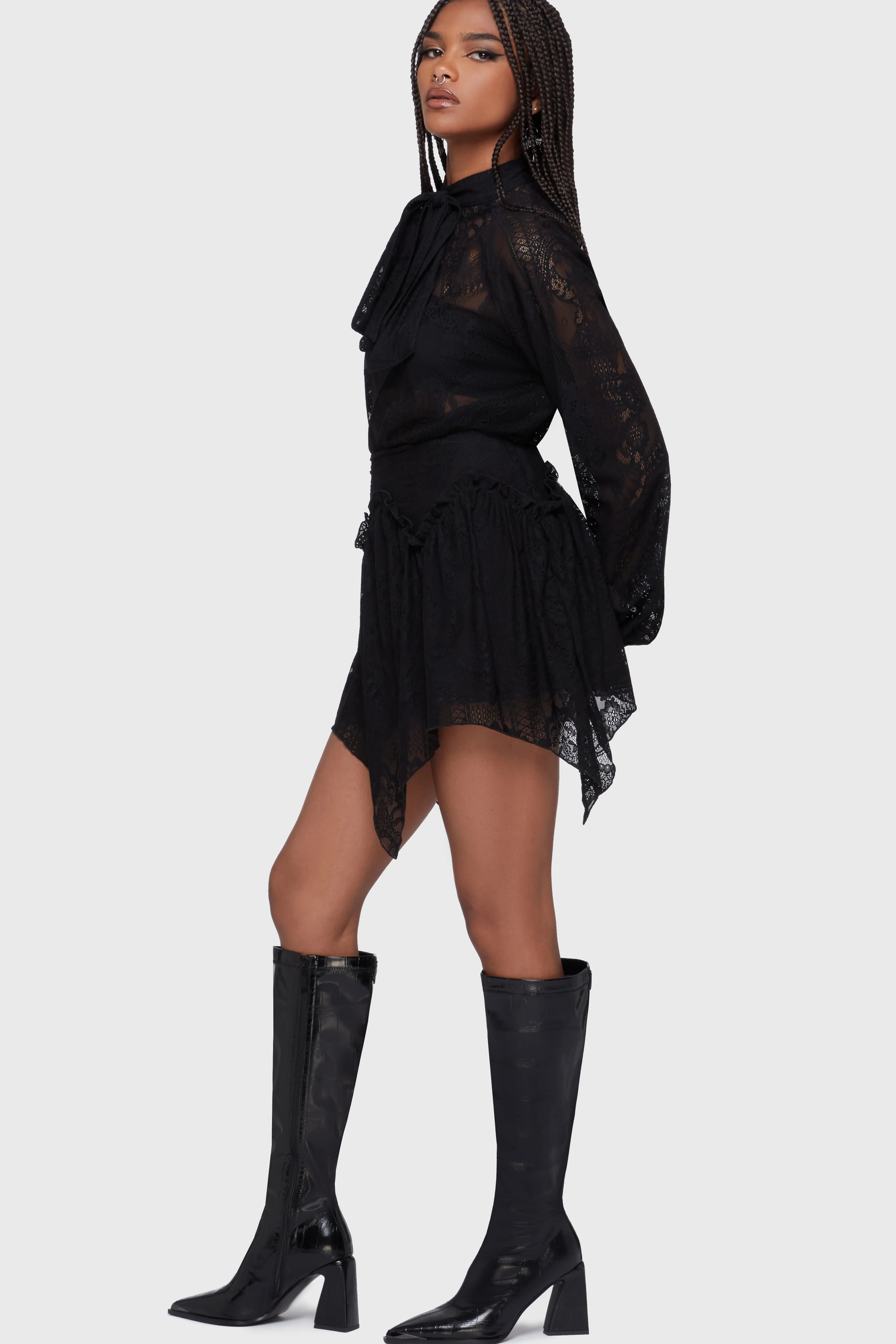 Wicked Waltz Mini Skirt - Image 5